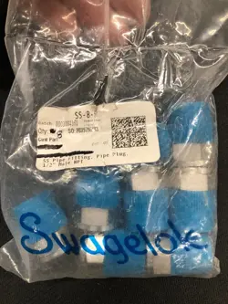 SWAGELOK SS-8-P, SS PIPE PLUG, 1/2