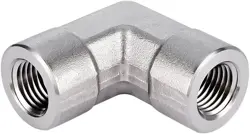 3 PIECE PACKAGE SWAGELOK EQUIVALENT TO SS-12-E PIPE ELBOW FITTING, 3/4 IN.