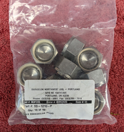 LOT OF 10 NEW SWAGELOK SS-1210-P STAINLESS STEEL PLUG FOR 3/4 IN. TUBE FITTING