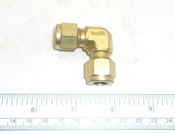SWAGELOK B-600-9, BRASS ELBOW UNION FITTING 3/8