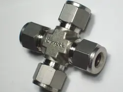 1- SWAGELOK STAINLESS STEEL UNION CROSS FITTING, 1/2