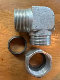 SWAGELOK STEEL MALE ELBOW HYDRAULIC SWAGING UNIT NT01033-01S S-2000-2-20 IN BOX