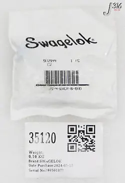 35120 SWAGELOK TUBE FITTING CONNECTOR, 1/4