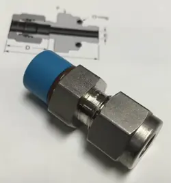 1PC SWAGELOK SS-600-1-4ST CARD PIPE JOINT