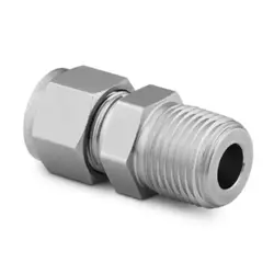 ALLOY C-276 SWAGELOK TUBE FITTING, MALE CONNECTOR, 3/8 IN. TUBE OD X 1/4 IN. MAL