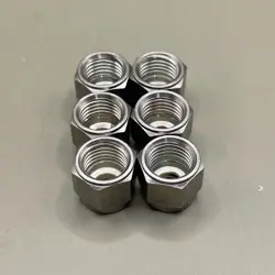 LOT OF 6 STAINLESS STEEL NUT FOR 3/16 IN. SWAGELOK TUBE FITTING PART