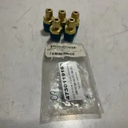 SWAGELOK  B-400-1-8  BRASS TUBE X  CONNECTOR  1/4X1/2  LOT OF 5 U3S