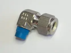 1- SWAGELOK STAINLESS STEEL ELBOW FITTING, 3/8
