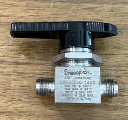 WHITEY SWAGELOK 1/4 STAINLESS STEEL 40 SERIES BALL VALVE SS-43S4 -1466