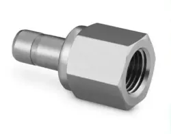 3/8 TUBE STUB X 1/4 FNPT 316SS FEMALE ADAPTER FITTING SWAGELOK  SS-6-TA-7-4
