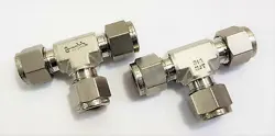 (UNIT) 2X SWAGELOK 316 MJT FITTING T SCREW CONNECTION