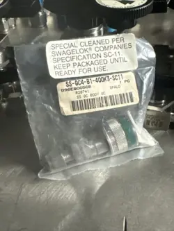 ???NEW SWAGELOK PATD  SS-QC4-B1-400K3-SC11 QUICK CONNECT BODY GREEN KEY???