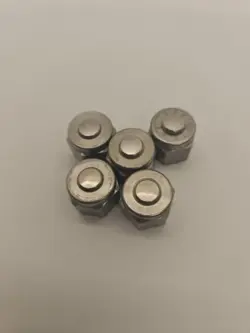 LOT OF 5 NEW SWAGELOK SS-400-P 316 STAINLESS STEEL PLUG FOR 1/4IN. TUBE FITTING