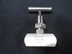 WHITEY SWAGELOK 4PDF4 STAINLESS 6000PSI NEEDLE VALVE 1/4NPT FAST FREE SHIPPING