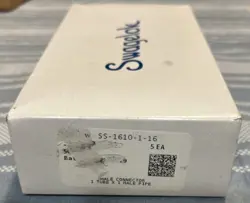 SWAGELOK SS-1610-1-16 MALE CONNECTOR 1 TUBE X 1 MALE PIPE (5PK)