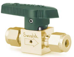SWAGELOK B-4P4T INSTRUMENT PLUG VALVE, 1/4