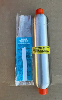 WHITEY - SWAGELOK 304L-HDF4-300 DOUBLE-ENDED 300CC SAMPLE CYLINDER 1800 PSI DOT