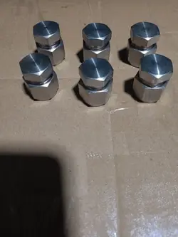 6- SWAGELOK STAINLESS STEEL CAP FITTING, 1/2