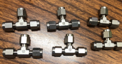 SWAGELOK STAINLESS STEEL TEE UNION FITTING, 1/8