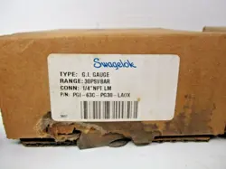 (1) NEW SWAGELOK PGI-63C-PG30-LAOX INDUSTRIAL G.I  GAUGE 1/4