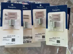3EA - SWAGELOK 90 MICRON FILTER ELEMENTS 4 SERIES 6F, 8F, 6TF, 8TF,  SS-8F-K4-90