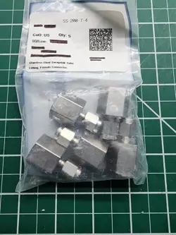 SWAGELOK SS-200-7-4 STAINLESS STEEL SWAGELOK TUBE FITTING FNSP
