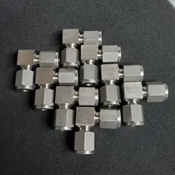 SWAGELOK SNOW-TRIK SS-440-9 316 SS HIGH PRESSURE UNION 1/4 TUBE OD - LOT OF 8