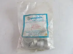 BAG OF 10 SWAGELOK SS-1613-1 STAINLESS STEEL FRONT FERRULES 1