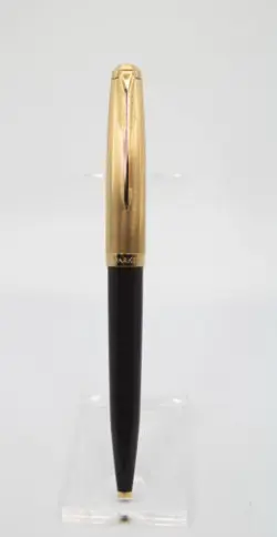 PARKER 51 ROLLER BALL BLACK WITH GOLD CAP 071724-CRE-2)