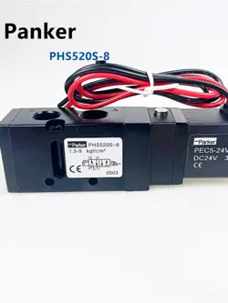1PCS PARKER SOLENOID VALVE PHS520S-8 DC24V