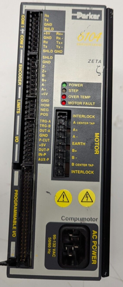 PARKER COMPUMOTOR ZETA6104 ZETA 6104 SERVO DRIVE