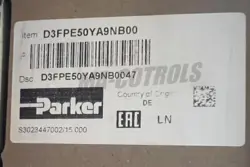 PARKER D3FPE50YA9NB00 BRAND NEW DIRECTIONAL VALVE FAST SHIPPING (BY DHL)