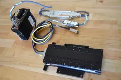 PARKER MX80L & VIX250IH 150MM LINEAR SERVO MOTOR ACTUATOR STAGE W 0.01UM ENCODER