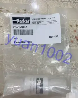 NEW PARKER CV-1-6666 CHECK VALVE FAST FEDEX OR DHL