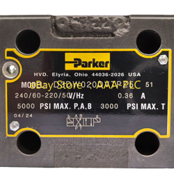 PARKER D3DW020DVTPZ5 PNEUMATIC