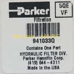 EXPEDITED SHIPPING PARKER 941033Q FILTER ELEMENT