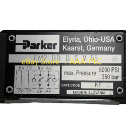 EXPEDITED SHIPPING PARKER FM2DDDSV55 HYDRAULIC VALVE