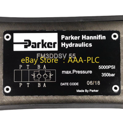 EXPEDITED SHIPPING PARKER FM3DDSV55 HYDRAULIC VALVE