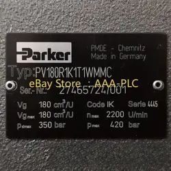 PARKER PV180R1K1T1WMMC HYDRAULIC