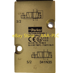 EXPEDITED SHIPPING PARKER 341N35 PNEUMATIC VALVE
