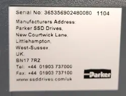 PARKER 890CS-532540B0-B00-U AC