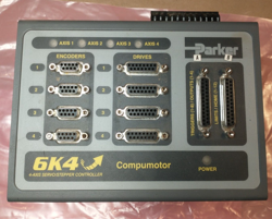 PARKER 6K4 COMPUMOTOR SERVO STEPPER CONTROLLER, 4-AXIS - FAST SHIPPING