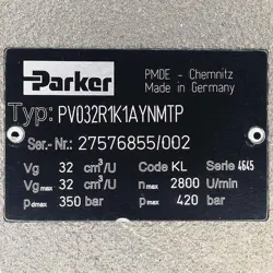 PV032R1K1AYNMTP PUMP UPS