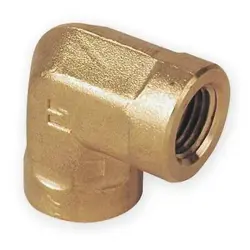 PARKER 6-6 FE-B BRASS PIPE FITTING, FNPT, 3/8