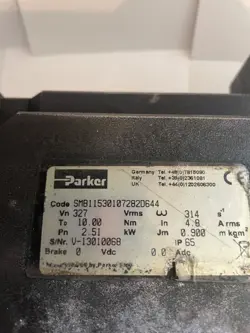 PARKER SMB11530107282D644 SERVO MOTOR