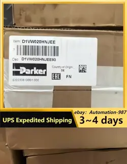 UPS SHIPPING PARKER D1VW020HNJEE93 SOLENOID VALVE D1VW020HNJEE