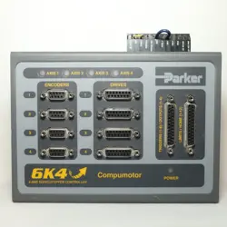 PARKER 6K4  COMPUMOTOR SERVO/STEPPER MOTION CONTROL/INDEXER 4-AXIS RS-232 24V