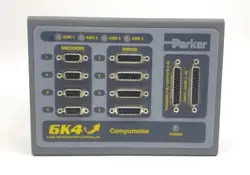PARKER 6K4-NK  COMPUMOTOR SERVO/STEPPER MOTION CONTROL/INDEXER 4-AXIS RS-232 24V