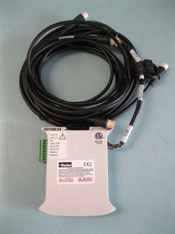 PARKER DINPRES II 24V PRESSURE MODULE W (2) CABLES FOR SINGLE-USE FLOW TUBES D12