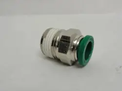 204514 NEW-NO BOX; PARKER W68PLP-6-6 STRAIGHT TUBE CONNECTOR; 3/8